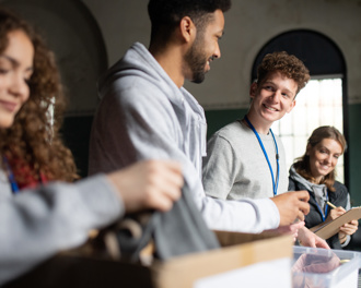 Community charity donation center