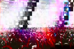 Concert crowd stage lighting event suppliers