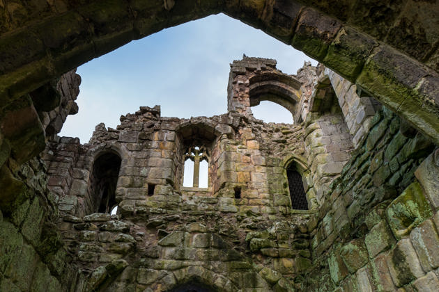 Etal castle entrance