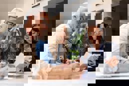 Couple meeting with financial advisor