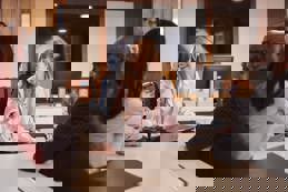 Job interview candidate with physical disability