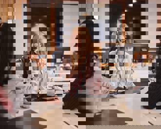 Job interview candidate with physical disability